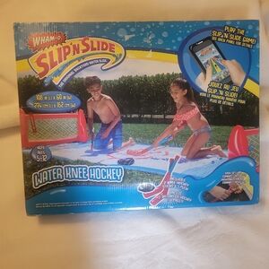 Wham-O Slip 'N Slide Water Knee Hockey Set - Red and Blue
